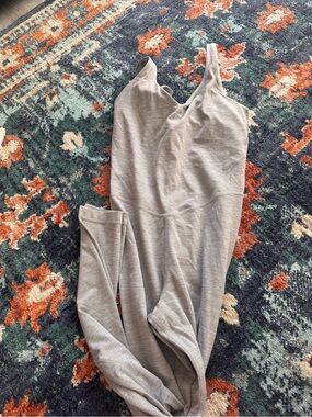 lululemon athletica Light Gray Seamless Sleep Romper